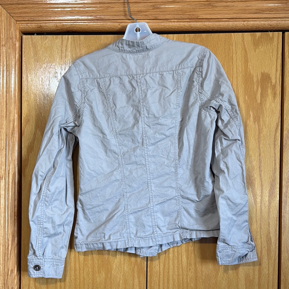 Women's Beige Button-Up Jacket - Picture 4 of 4